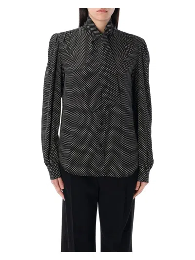 SAINT LAURENT WOMEN'S POIS SHIRT
