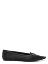 Saint Laurent Women's Poppy Satin Ballets In Black