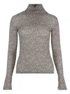 Saint Laurent Women's Printed Wool Top In Animalier