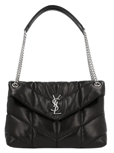 Saint Laurent Women ‘puffer Loulou' Midi Shoulder Bag