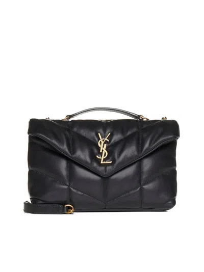 Saint Laurent Women Puffer Toy Bag In Lambskin Leather By