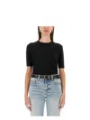 Saint Laurent Pullover T-shirt In Black