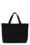 Saint Laurent Rafia Tote Bag Black In Black