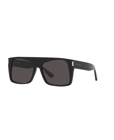 Saint Laurent Women's Rectangle Sunglasses, Sl 651 Ys000557 In Black