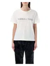 Saint Laurent Reverse Logo T-shirt In White