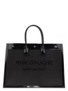 Saint Laurent Women's Rive Gauche Medium Tote Bag In Black