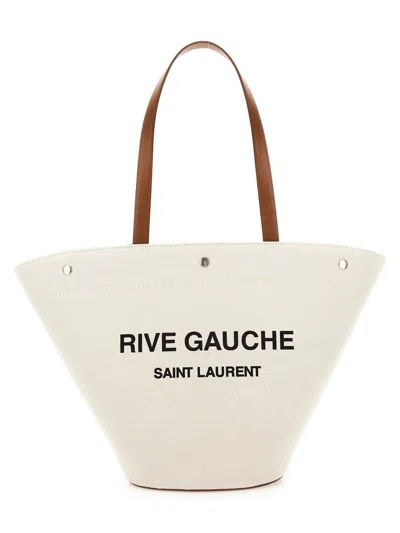 Saint Laurent Women Rive Gauche Tote Bag In Multicolor