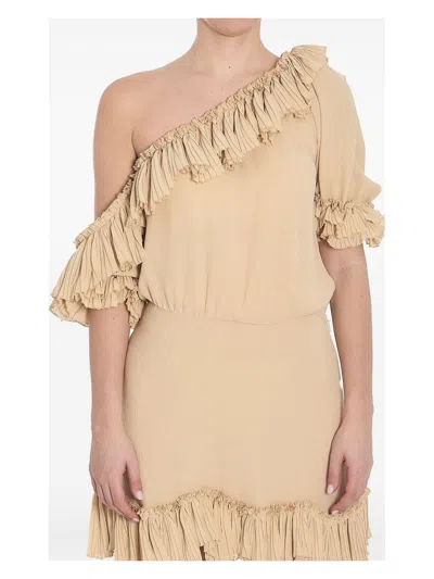 Saint Laurent Women's Rouched Mini Dress