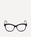 Saint Laurent Slim Square-frame Optical Glasses In Black