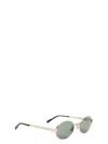 Saint Laurent Round Sunglasses Sl 692 003 In Green