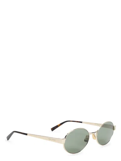 Saint Laurent Women's Round Sunglasses Sl 692 Gold