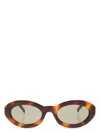 Saint Laurent Round Sunglasses Sl M136 Havana In Brown
