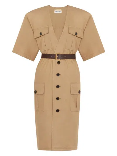 SAINT LAURENT WOMEN'S SAHARIENNE DRESS
