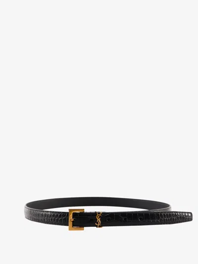 SAINT LAURENT SAINT LAURENT WOMEN SAINT LAURENT BLACK BELTS