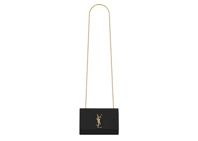 Pre-owned Saint Laurent Women's  Kate Shoulder Bag Small In Black