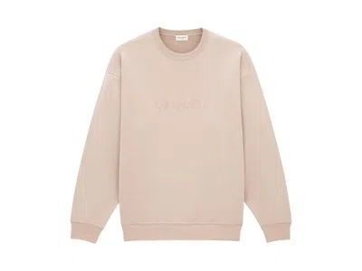 Pre-owned Saint Laurent Women's  Logo Sweatshirt In Pink