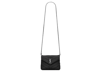 Pre-owned Saint Laurent Women's  Loulou Shoulder Bag Toy In Black