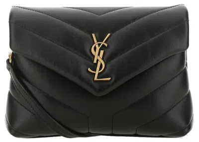 Pre-owned Saint Laurent Women's  Loulou Toy Shoulder Bag In Black
