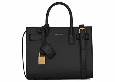 Pre-owned Saint Laurent Women's  Sac De Jour Nano In Smooth Leather In Black