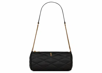 Pre-owned Saint Laurent Women's  Sade In Quilted Lambskin Mini In Black