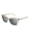 Saint Laurent Sl 657003 Beige Beige Silver In Beige