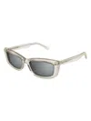 Saint Laurent Sunglasses In Beige