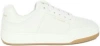 Saint Laurent Sl61 Logo-print Smooth And Textured-leather Sneakers In Blancopt