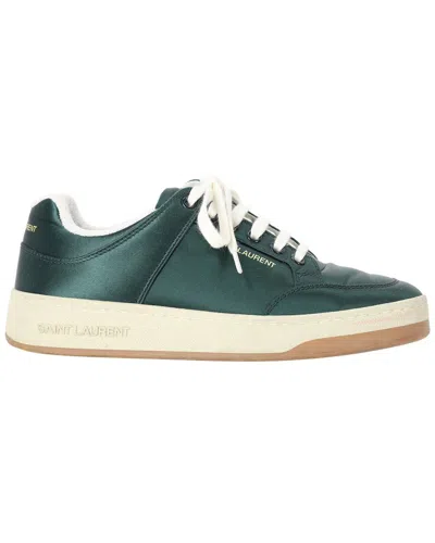 Pre-owned Saint Laurent Women's Satin Sl/61 Low-top Sneaker (authentic Pre-loved)