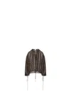 Saint Laurent Paisley Print See-through Shirt