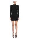 Saint Laurent Women's Shiny Jersey Dress