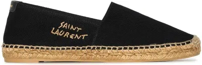 SAINT LAURENT WOMEN'S SIGNATURE CANVAS ESPADRILLES SANDAL