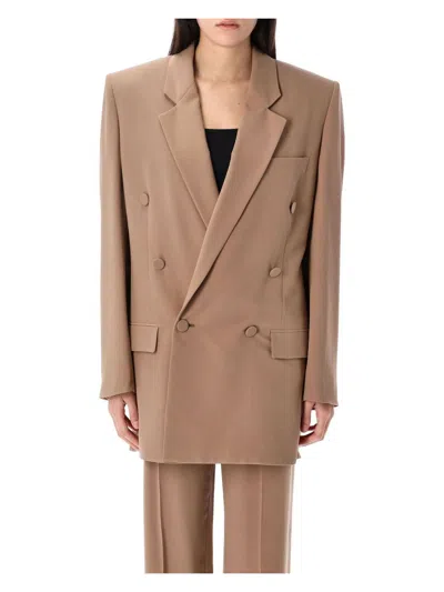 SAINT LAURENT WOMEN'S SILK CREPE JACKET