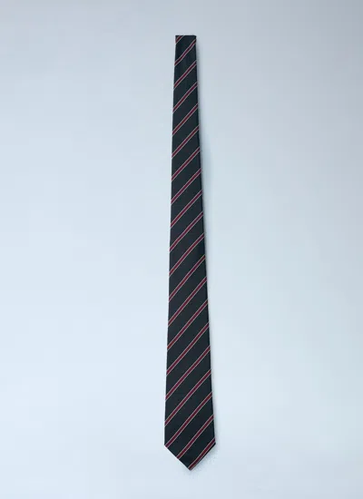 Saint Laurent Women Silk Stripe Tie
