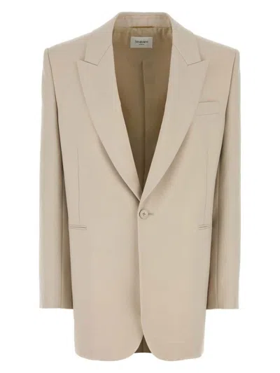 SAINT LAURENT WOMEN'S SINGLE-BREASTED JACKET