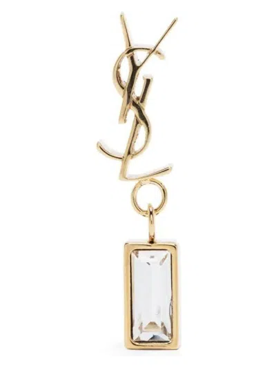 Saint Laurent Women's Single Pampil Earrings In Metallic