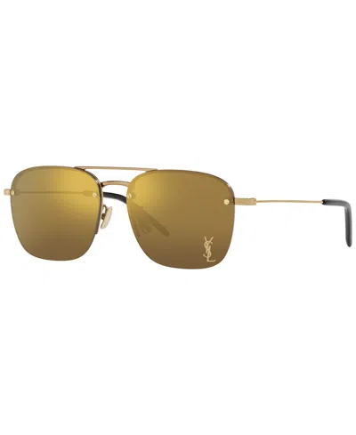 Saint Laurent Women's Sl 309 M Sunglasses In Bronze