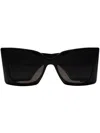 Saint Laurent Sl M119 Blaze Oversize-frame Sunglasses In Black