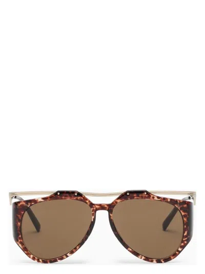 SAINT LAURENT WOMEN'S SL M137 AMELIA HAVANA SUNGLASSES