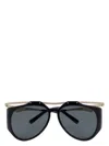 Saint Laurent Amelia Pilot-frame Sunglasses In Black