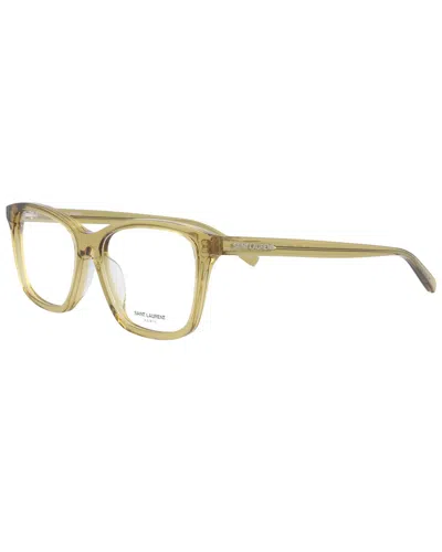 Saint Laurent Women's Sl482 54mm Optical Frames In Yellow