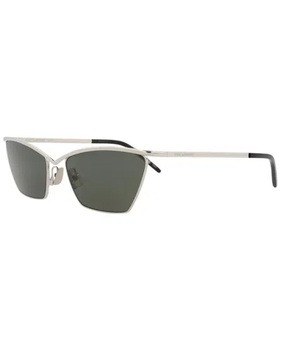 Saint Laurent Women's Sl637 57mm Sunglasses In Metallic