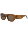 Saint Laurent Women's Sl713 53mm Sunglasses In Brown