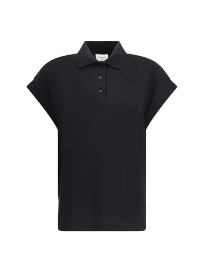 Saint Laurent Women Sleeveless Polo Shirt