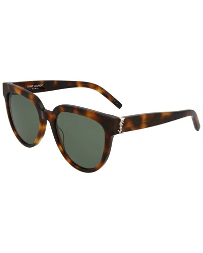 Saint Laurent Women's Slm28 54mm Sunglasses In Brown