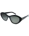 Saint Laurent Women's Slm60 54mm Polarized Sunglasses In Black