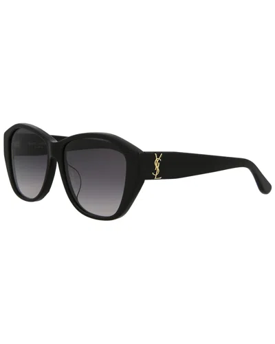Saint Laurent Women's Slm8f 57mm Sunglasses In Black