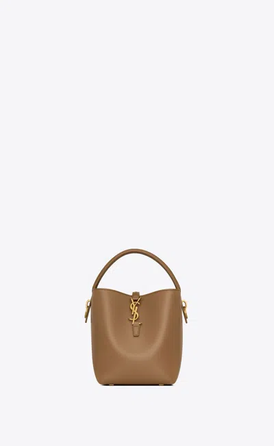 SAINT LAURENT SAINT LAURENT WOMEN SMALL LE 37 LEATHER BUCKET BAG