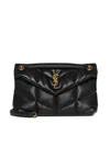 Saint Laurent Small Puffer In Quilted Nappa