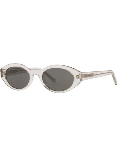 Saint Laurent Women's Small Sunglasses, Sl 567 Ys000433 In Gray