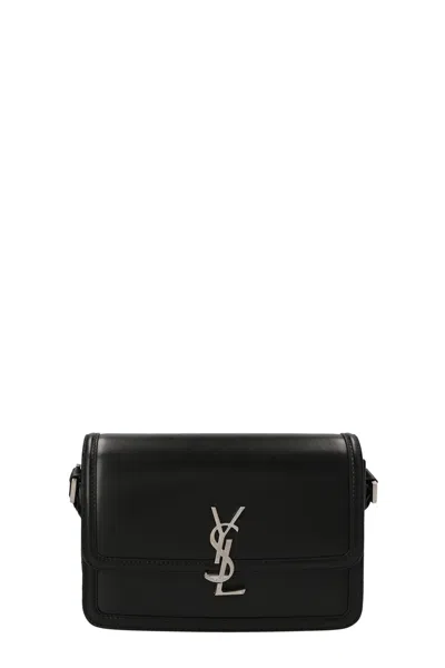 Saint Laurent Women 'solferino' Midi Crossbody Bag In Black